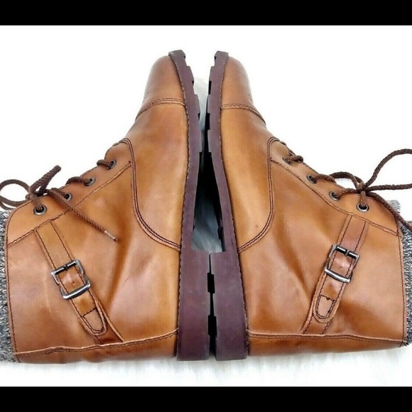 ‼️Leather Knit Lace Booties‼️ - Picture 4 of 6